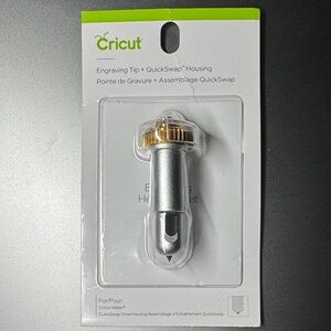 Cricut QuickSwap Housing with Silver and Gold Engraving Tip